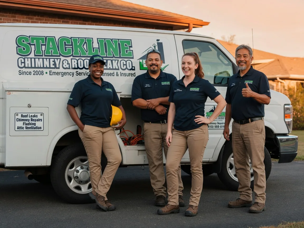 Chimney flashing repair company in Monroe Center, IL
